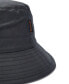 Men's Logo Embroidered Waxed Bucket Hat