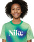 ფოტო #3 პროდუქტის Big Kids Sportswear Standard-Fit Printed T-Shirt