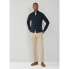 HACKETT Faux Suede Hyb Full Zip Sweater