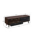 Duane 59.25" Medium Density Fibreboard Ribbed TV Stand