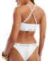 Calvin Klein Bralette Bikini Top - CK Meta Legacy in White Pvh Klassisches Weiß, M - EU 38 - фото #5