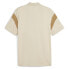 Фото #2 товара Puma Mcfc Ftblarchive Short Sleeve Polo Shirt Mens Beige Casual 77463012