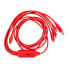 Фото #2 товара 4в1 кабель USB - USB B, miniUSB, microUSB, USB type C - 180 см - красный - SparkFun CAB-21271