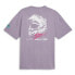 Фото #2 товара Puma Mapf1 X Mad Dog Jones Graphic Crew Neck Short Sleeve T-Shirt Mens Purple Ca