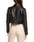 Lamarque Sacha Leather Moto Jacket Women's