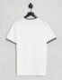 Фото #2 товара Fred Perry twin tipped t-shirt in white