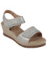 ფოტო #1 პროდუქტის Women's Jorda Embellished Wedge Sandals