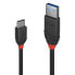 Фото #1 товара Lindy 1.5m USB 3.2 Type A to C Cable 3A - Black Line - 1.5 m - USB A - USB C - USB 3.2 Gen 1 (3.1 Gen 1) - 10000 Mbit/s - Black