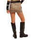 ფოტო #3 პროდუქტის Women's Mod Moment Faux-Leather Mini Skirt