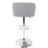 Daniella Adjustable Barstool with Swivel in Light