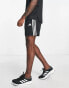 adidas Training Train Essentials 3 stripe shorts in black