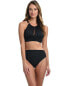 Фото #1 товара La Blanca 281139 Island Goddess High Neck Midkini Bikini Swimsuit Top ,Size 14