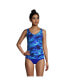 ფოტო #3 პროდუქტის Women's Adjustable V-neck Underwire Tankini Swimsuit Top Adjustable Straps
