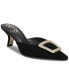 ფოტო #1 პროდუქტის Women's Brit Embellished-Buckle Dress Mules