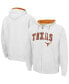 Men's White Texas Longhorns Arch & Team Logo 3.0 Full-Zip Hoodie