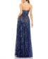 Фото #2 товара Women's Strapless Hand Embellished Beaded A Line Gown