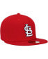 ფოტო #3 პროდუქტის Men's Red St. Louis Cardinals 2006 World Series Wool 59FIFTY Fitted Hat