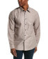 Фото #1 товара Theory Noll Essential Linen-Blend Woven Shirt Men's