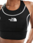 Фото #3 товара The North Face Training Hakuun contour seam mid support sports bra in black