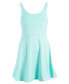 ფოტო #1 პროდუქტის Big Girls Solid Flounce Active Sleeveless Dress, Created for Macy's