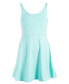 Big Girls Solid Flounce Active Sleeveless Dress, Created for Macy's