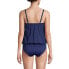 Фото #17 товара Women's Blouson Tummy Hiding Tankini Swimsuit Top Adjustable Straps