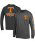 ფოტო #1 პროდუქტის Men's Heathered Gray Tennessee Volunteers Team Stack Long Sleeve T-shirt