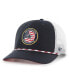 ფოტო #2 პროდუქტის Men's Navy, White Dallas Cowboys Union Patch Trucker Adjustable Hat