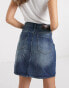 G-Star 3301 denim mini skirt in blue