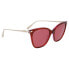 LONGCHAMP 757S Sunglasses Striped Red, Dark Red 7/CAT2 - фото #9