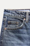 Mid-rise flared cropped trf jeans