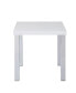 Harta End Table, White High Gloss & Chrome Белый, 1 Count - фото #5