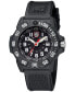 Men's Swiss Navy Seal Military Dive Black Rubber Strap Watch 45mm