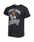 ფოტო #3 პროდუქტის Men's Davante Adams Heathered Black Las Vegas Raiders Caricature Player Tri-Blend T-shirt