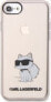 Karl Lagerfeld Etui Karl Lagerfeld KLHCI8HNCHTCP Apple iPhone SE 2022/SE 2020/8/7 różowy/pink hardcase Ikonik Choupette