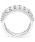 ფოტო #4 პროდუქტის Diamond Ring Guard Enhancer (2 ct. t.w.) in 14k White Gold