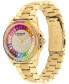 ფოტო #2 პროდუქტის Women's Greyson Rainbow Gold-Tone Stainless Steel Watch 36mm