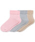 Women's 3-Pk. Bobby Ribbed-Cuff Crew Socks