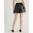 Scoop Faux Leather Pull On Shorts Women's Medium Black 5" Inseam 100% Polyester