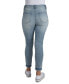 ფოტო #2 პროდუქტის Juniors' High-Rise Ripped Skinny Jeans