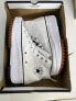 Фото #7 товара Converse Run Star Hike Hi White Black Gum Men's Sneakers Size 8 New 166799C