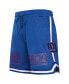 Men's Royal New York Giants Classic Chenille Shorts