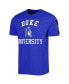 Фото #3 товара Men's Royal Duke Blue Devils Classic Stacked Logo T-shirt