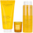 Clarins Tonic Bath Set Набор: Увлажняющий бальзам с эфирными маслами 200 мл + Концентрат для ванны и душа с эфирными маслами 200 мл + Аромасвеча 50 г + косметичка