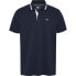 TOMMY JEANS Neck Branded Ext short sleeve polo Dark Night Navy, L - фото #2