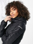 Columbia Powder Pass hooded jacket in black