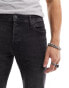 Фото #2 товара Jack & Jones mike tapered jeans in washed black