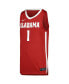 Men's #1 Crimson Alabama Crimson Tide Replica Jersey