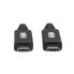 Фото #4 товара Tripp U420-20N-G2-5A USB-C Cable (M/M) - USB 3.2 - Gen 2 (10 Gbps) - 5A (100W) Rating - Thunderbolt 3 Compatible - 20-in. (50.8 cm) - 0.5 m - USB C - USB C - USB 3.2 Gen 2 (3.1 Gen 2) - 10000 Mbit/s - Black