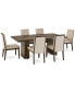 Фото #1 товара Beckett Pedestal 7pc Dining Set (Rectangular Table + 6 Chairs)